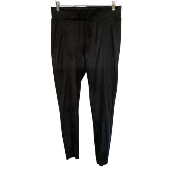 Seven7 Pants - Seven7 Women's Large Pull On, Ankle Leggings, Charcoal Gray, Stretch, Soft Fill